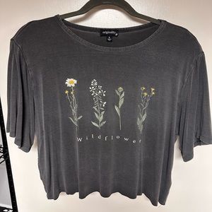 Super Soft, vintage look, Originality crop t-shirt